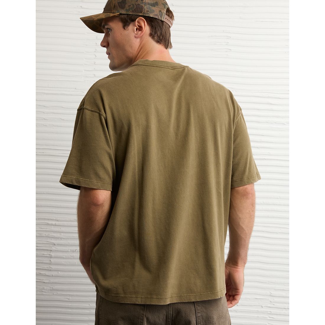 AE Boxy Sueded Jersey T-Shirt