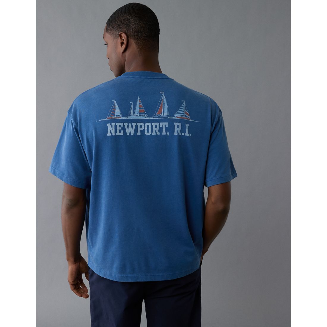 AE Boxy Nautical Graphic T-Shirt