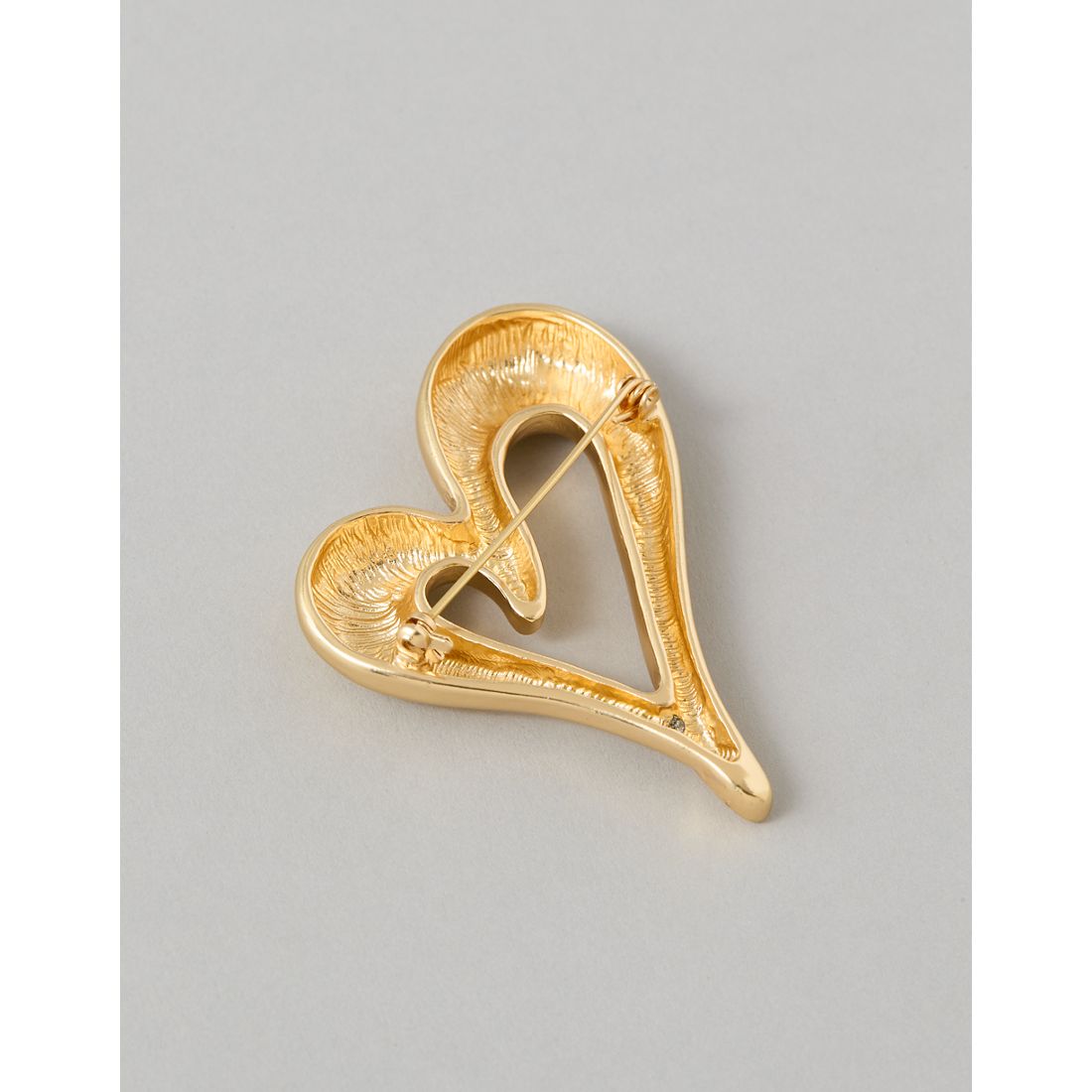AE Heart Brooch