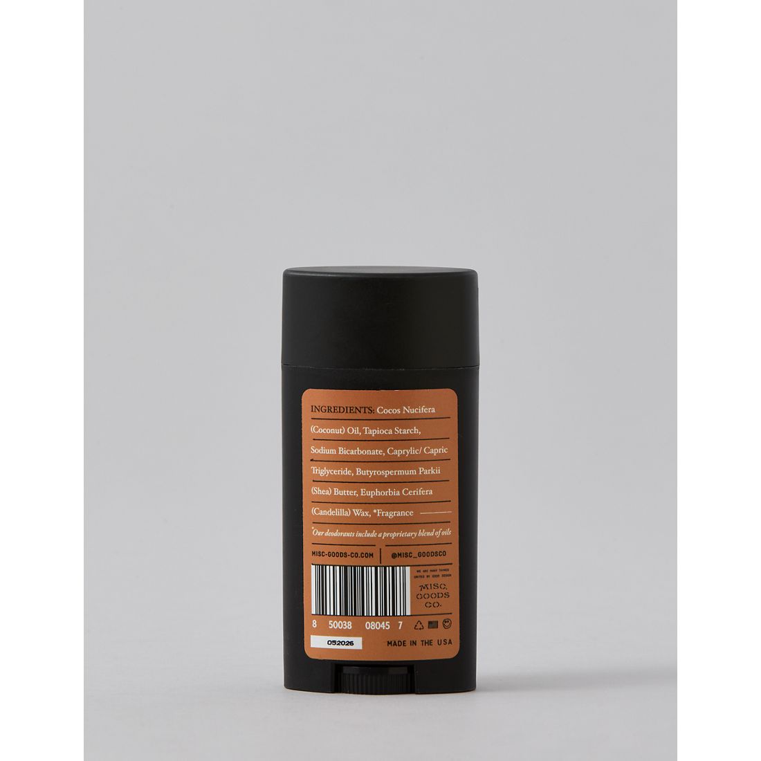 Misc. Goods Co. Underhill Natural Deodorant