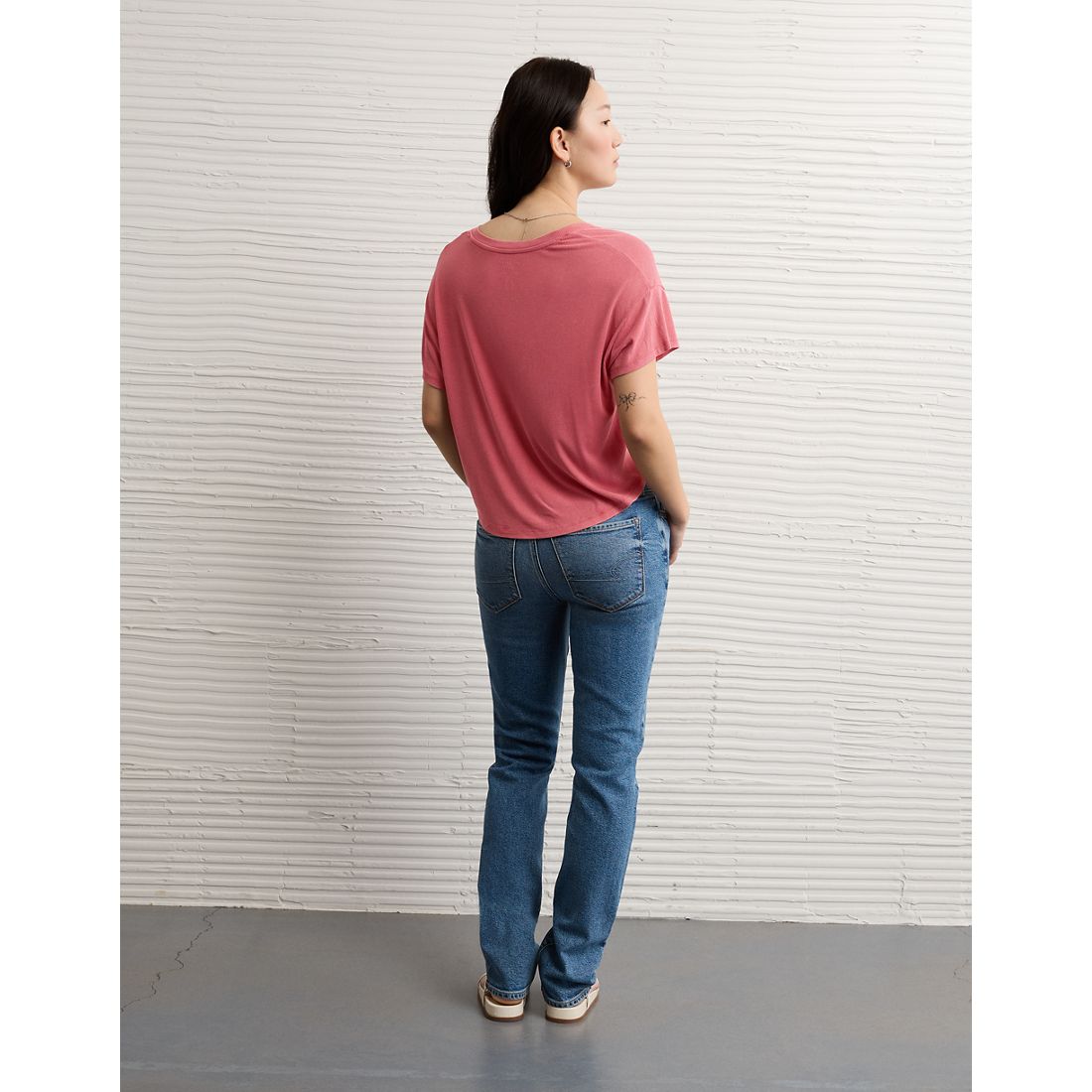 AE Soft & Sexy Ribbed V-Neck T-Shirt