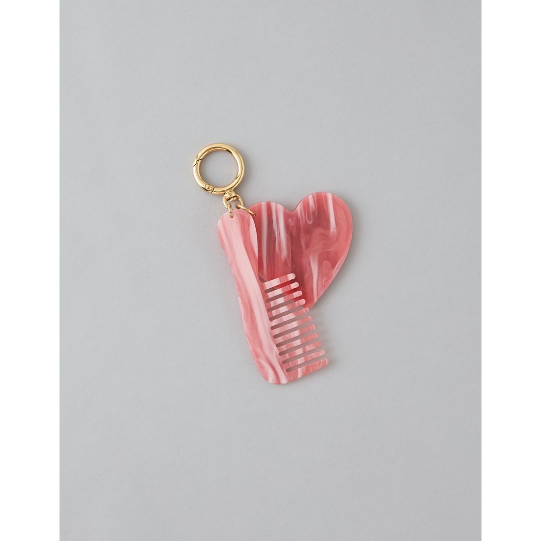 AE Heart Mirror + Comb Keychain