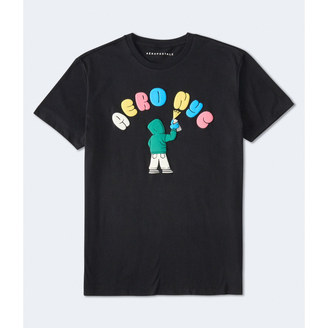 Aeropostale Mens' NYC Spray Paint Graphic Tee