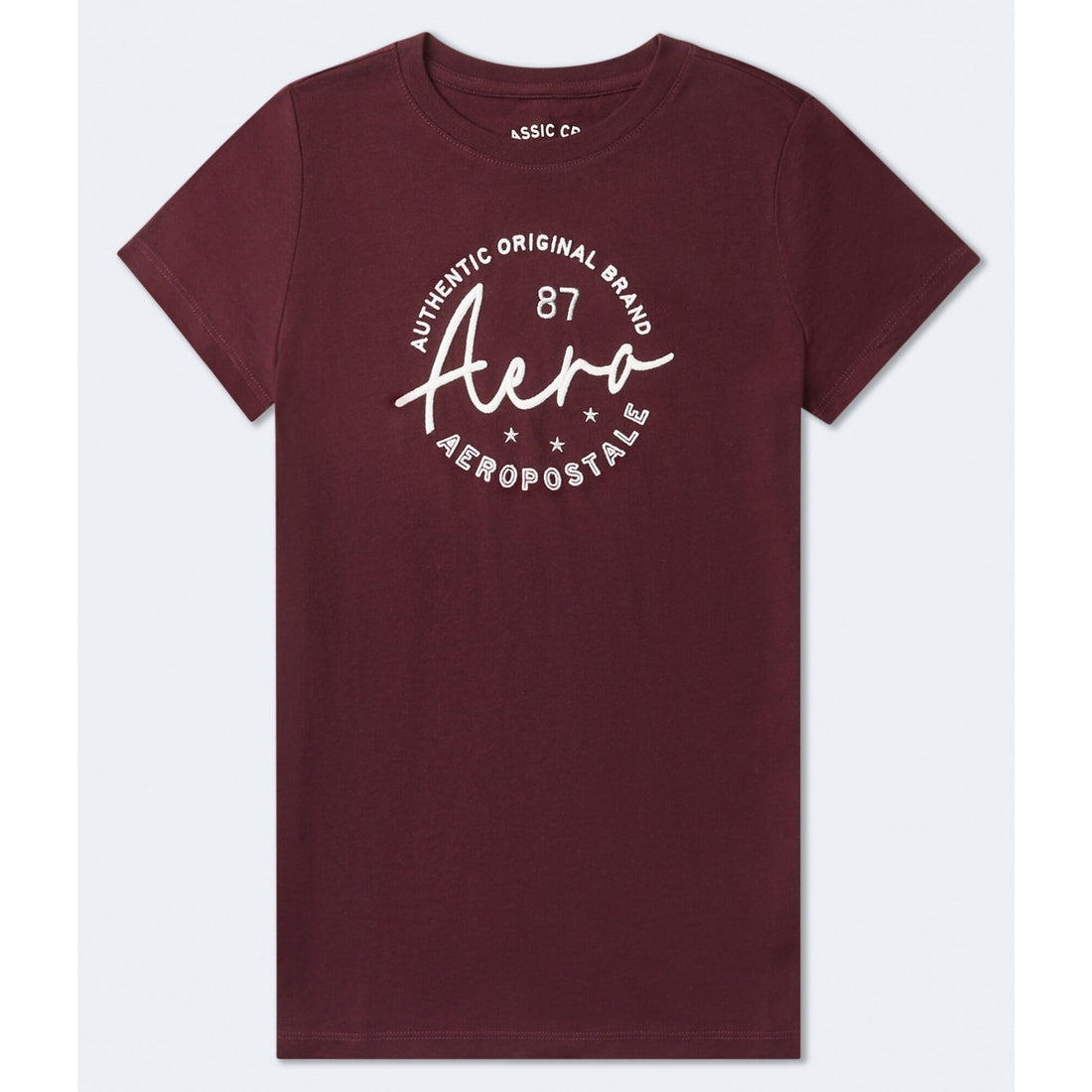Aeropostale Womens' Script Circle Graphic Tee