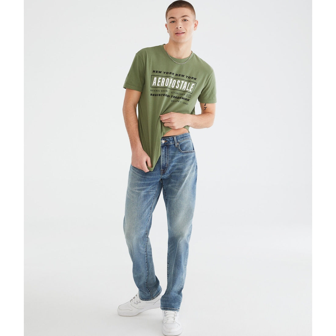 Aeropostale Mens' Straight Premium Air Jean