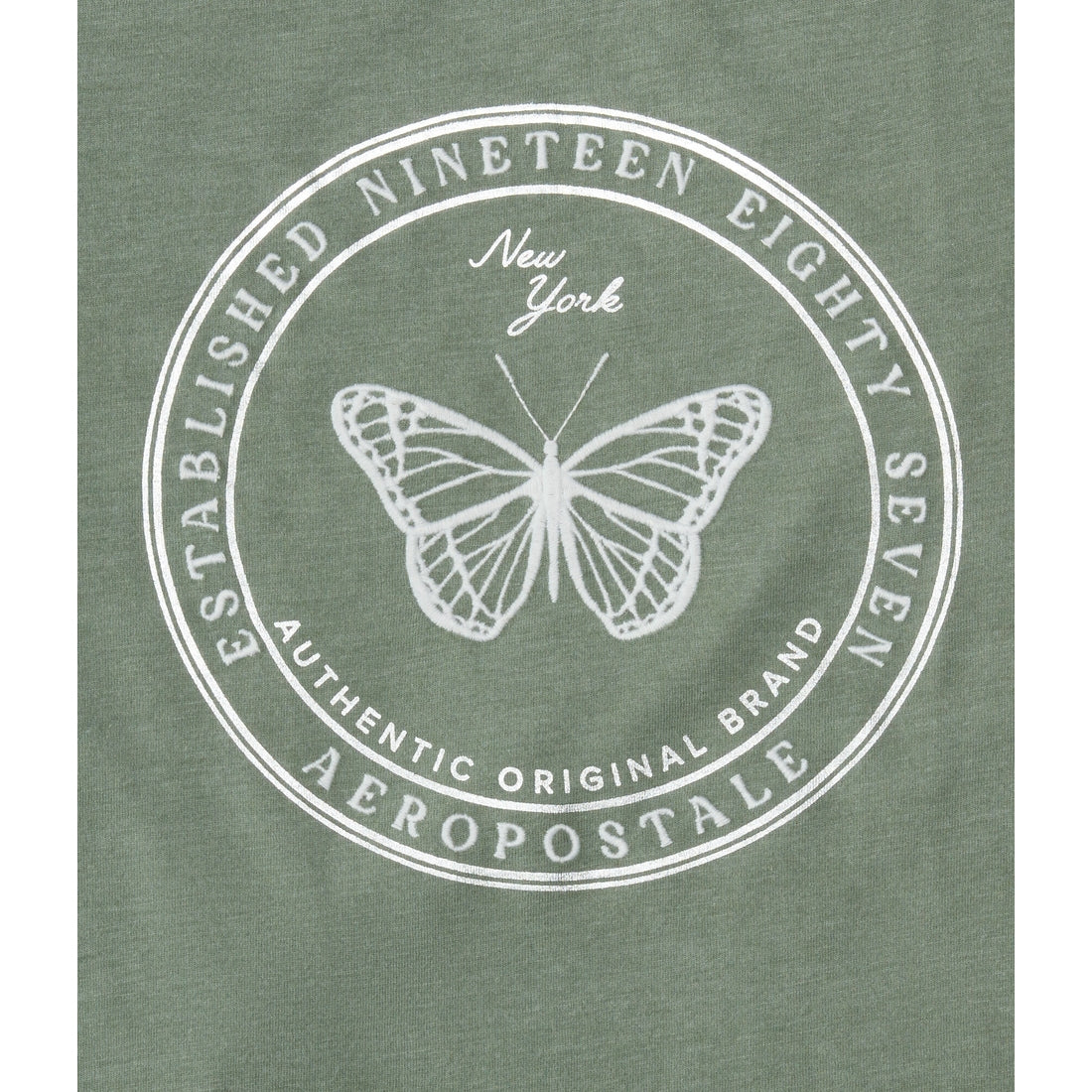 Aeropostale Womens' Aeropostale Butterfly Foil Graphic Tee