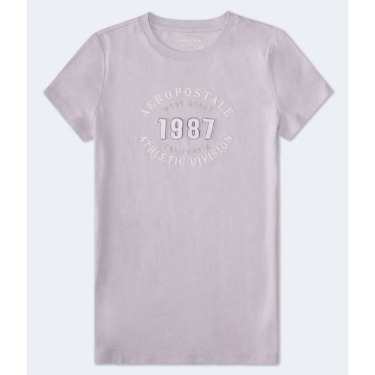 Aeropostale Womens' Aeropostale Athletic Division Applique Graphic Tee