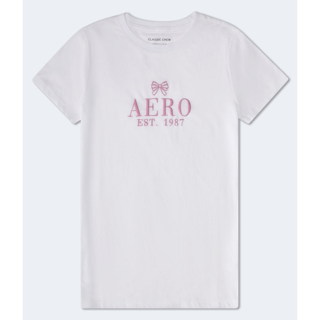 Aeropostale Womens' Bow Logo Graphic Tee