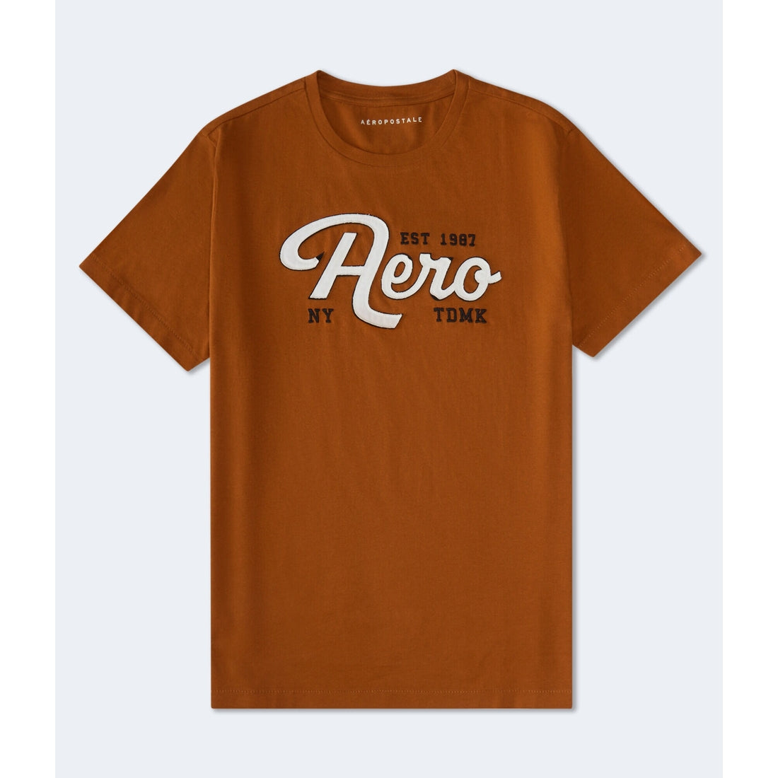 Aeropostale Mens' Script Applique Graphic Tee
