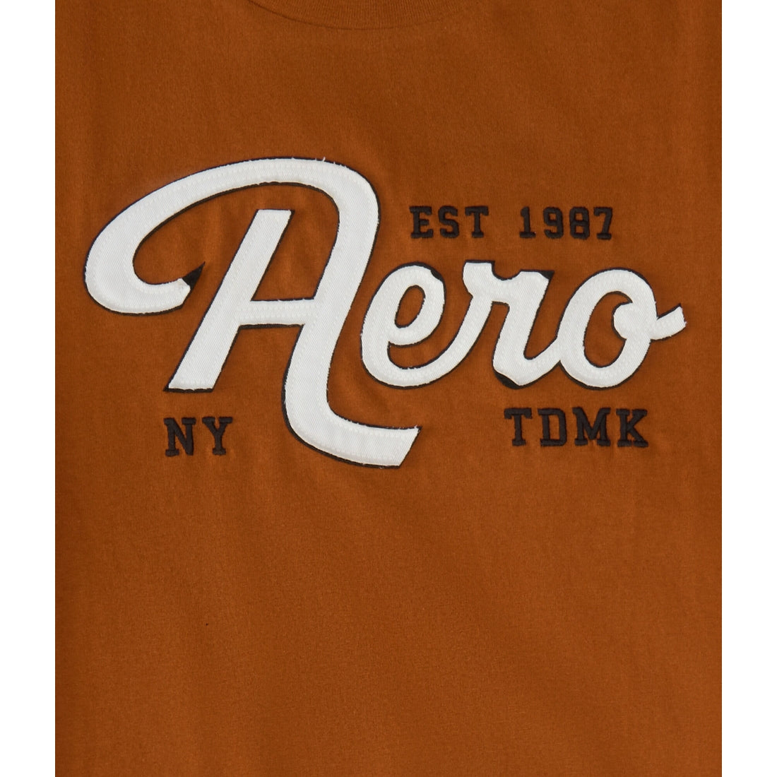 Aeropostale Mens' Script Applique Graphic Tee
