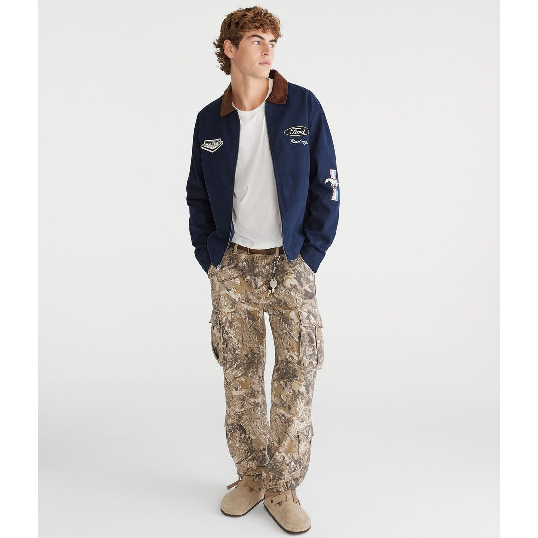 Aeropostale Mens' Ford Motor Co. Twill Jacket