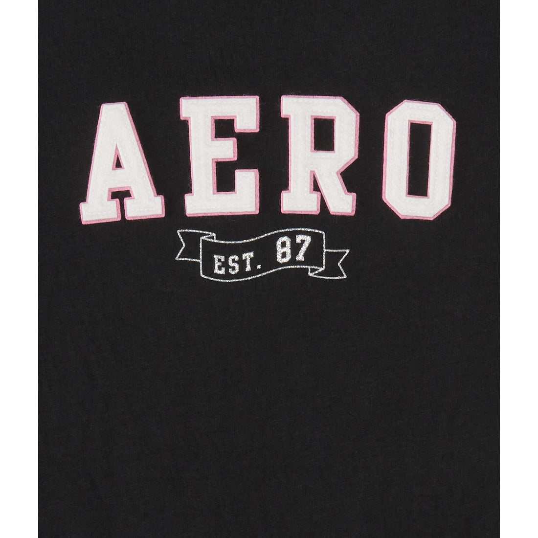 Aeropostale Womens' Banner Applique Graphic Tee