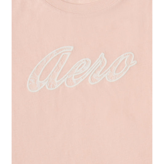 Aeropostale Womens' Lace Script Graphic Tee