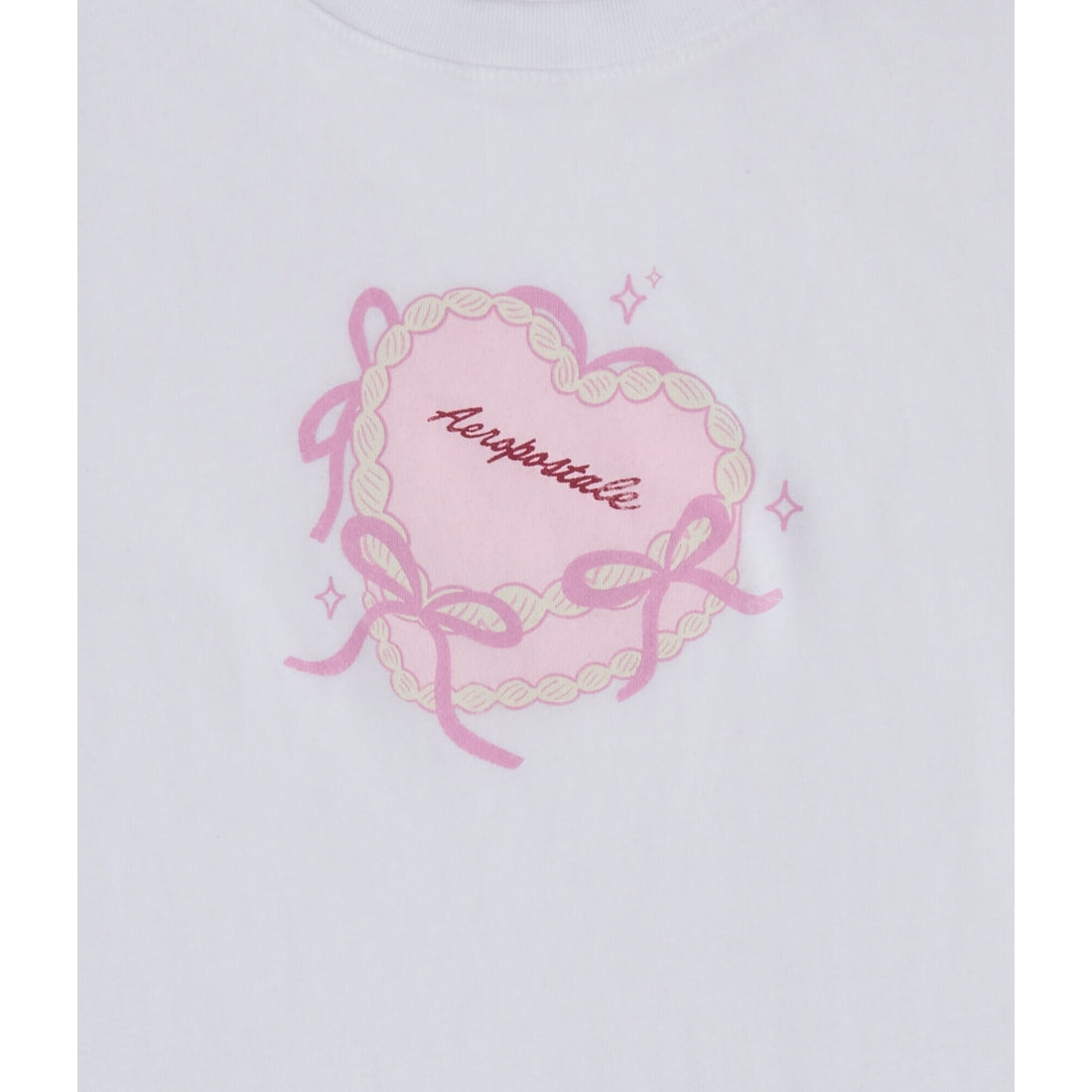 Aeropostale Womens' Aeropostale Heart Cake Graphic Tee