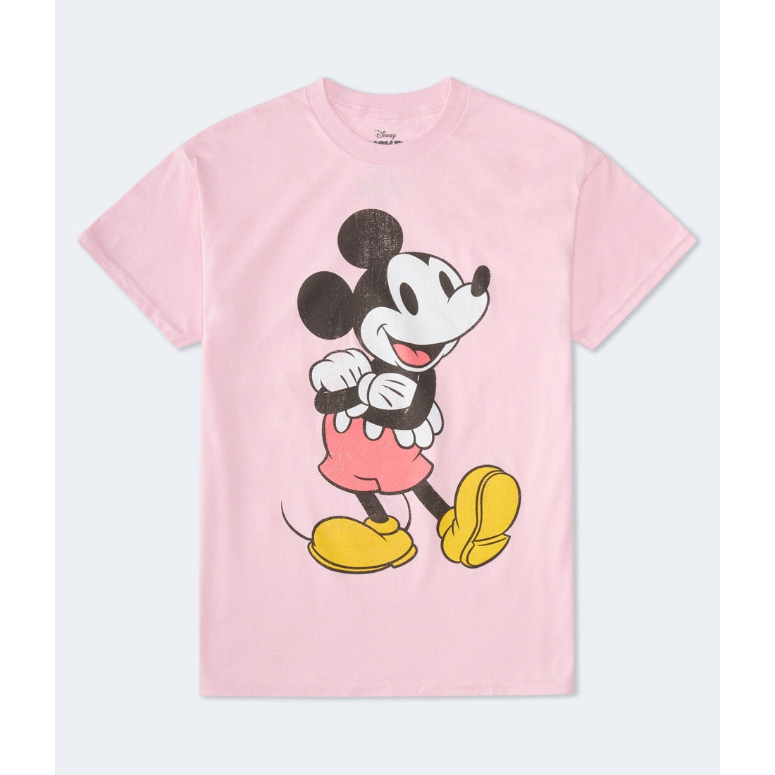 Aeropostale Womens' Classic Mickey Mouse Oversized Graphic Tee