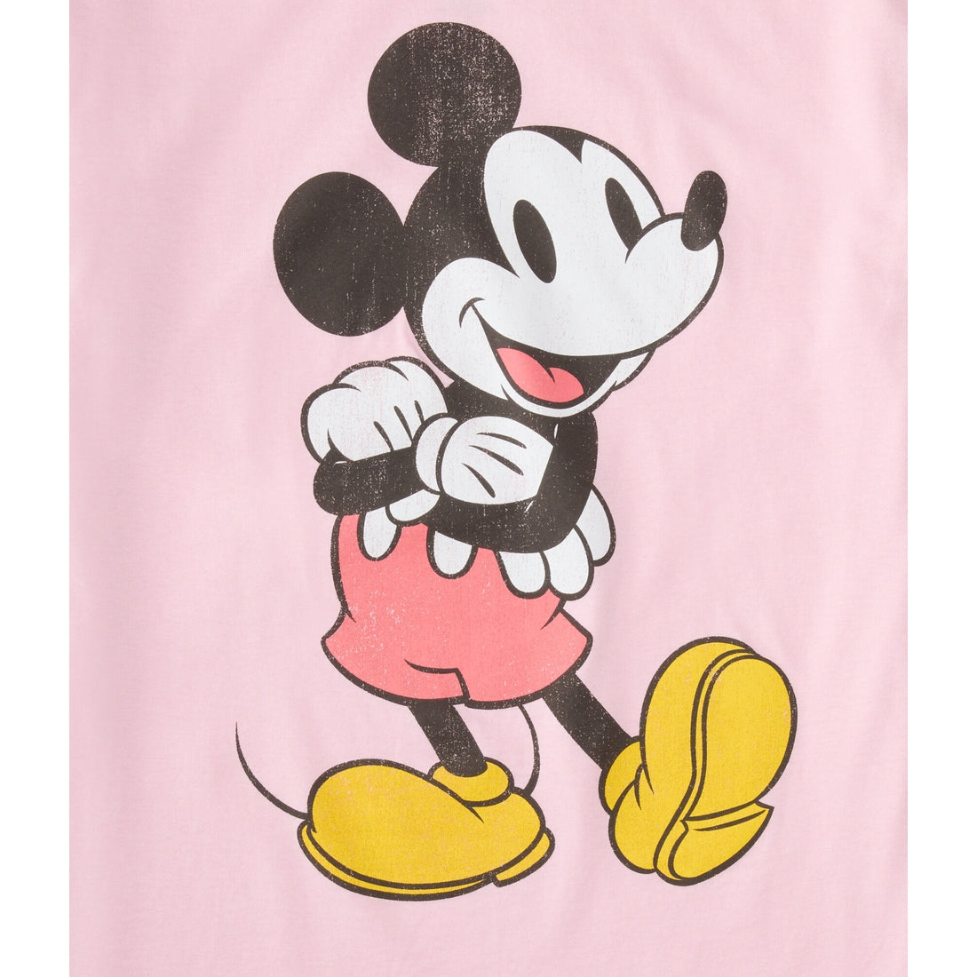 Aeropostale Womens' Classic Mickey Mouse Oversized Graphic Tee