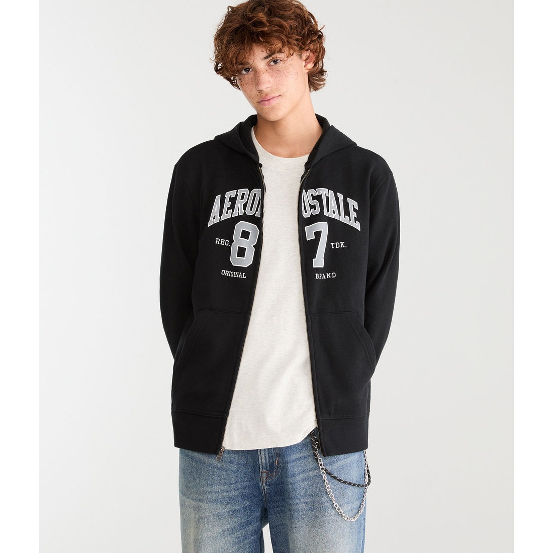 Aeropostale Mens' Aeropostale 87 Full-Zip Hoodie
