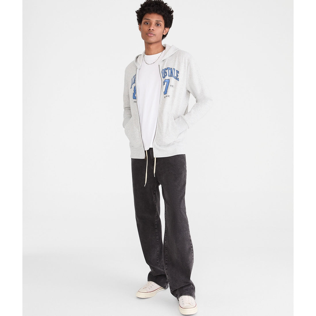 Aeropostale Mens' Aeropostale 87 Full-Zip Hoodie