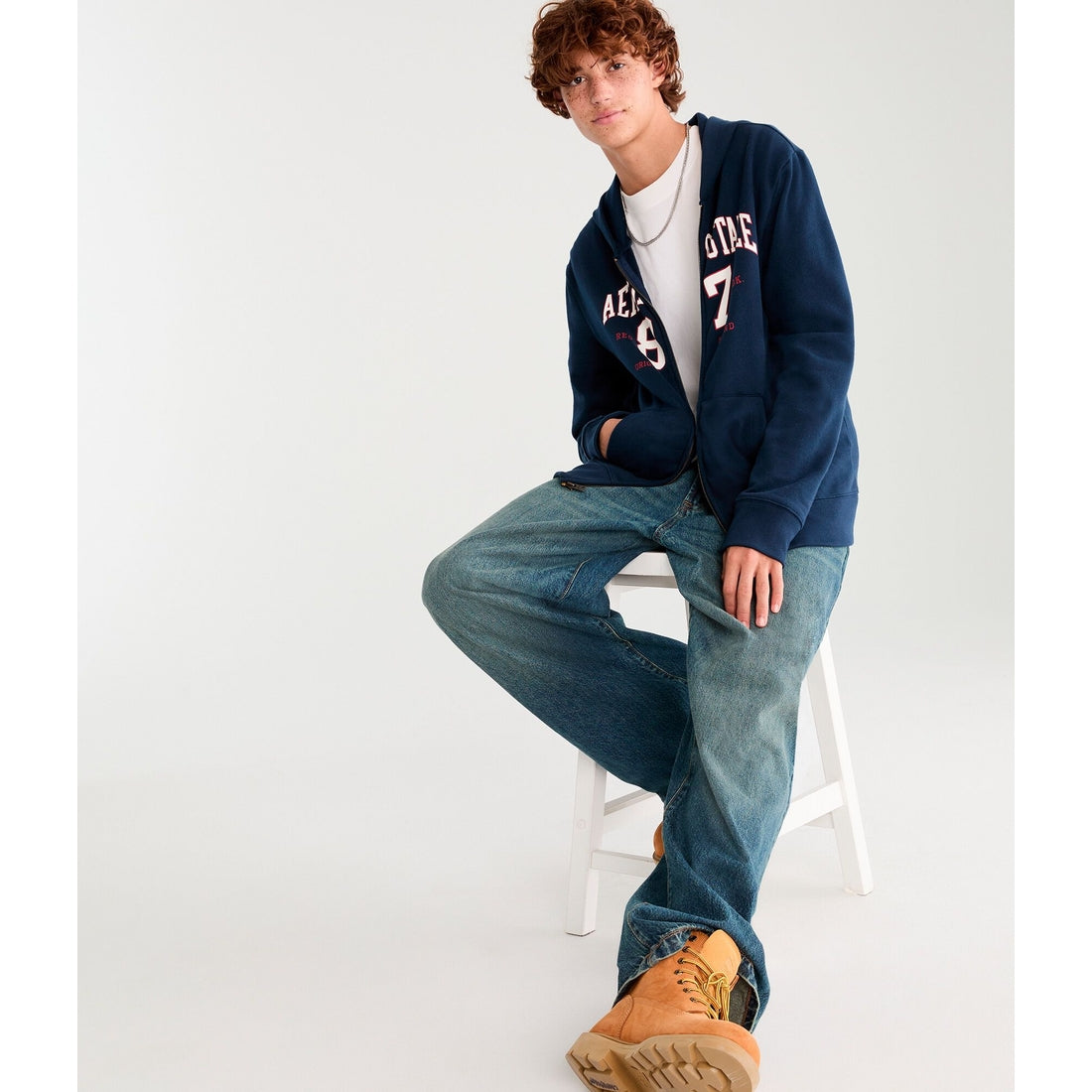 Aeropostale Mens' Aeropostale 87 Full-Zip Hoodie