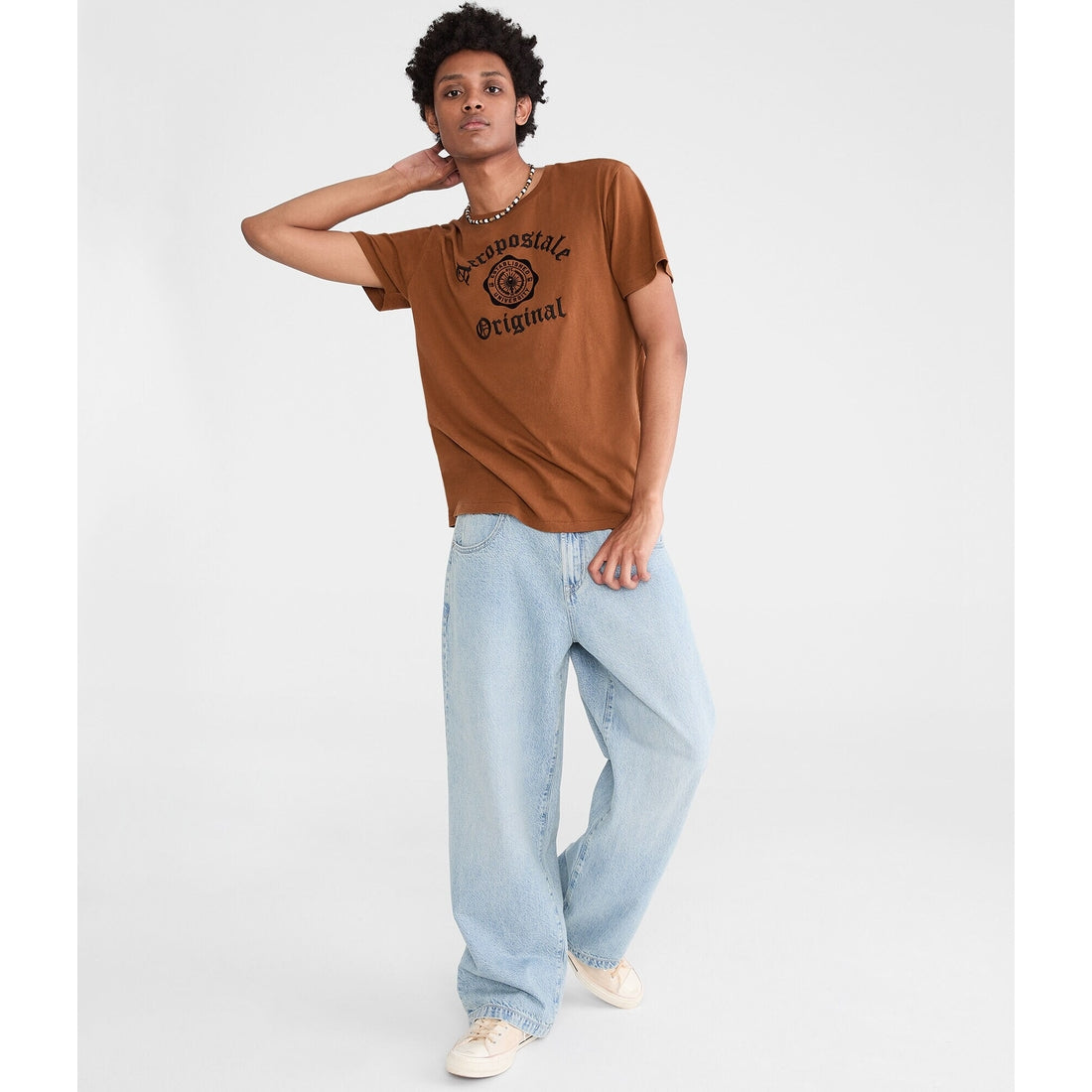 Aeropostale Mens' Aeropostale Original Crest Graphic Tee