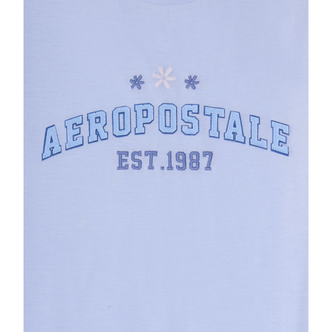 Aeropostale Flower Applique Graphic Tee