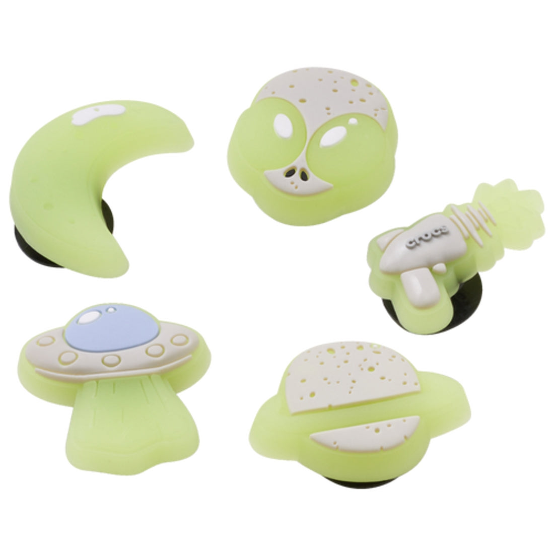 Youth Crocs Crocs Jibbitz Glow In The Dark Space 5 Pack