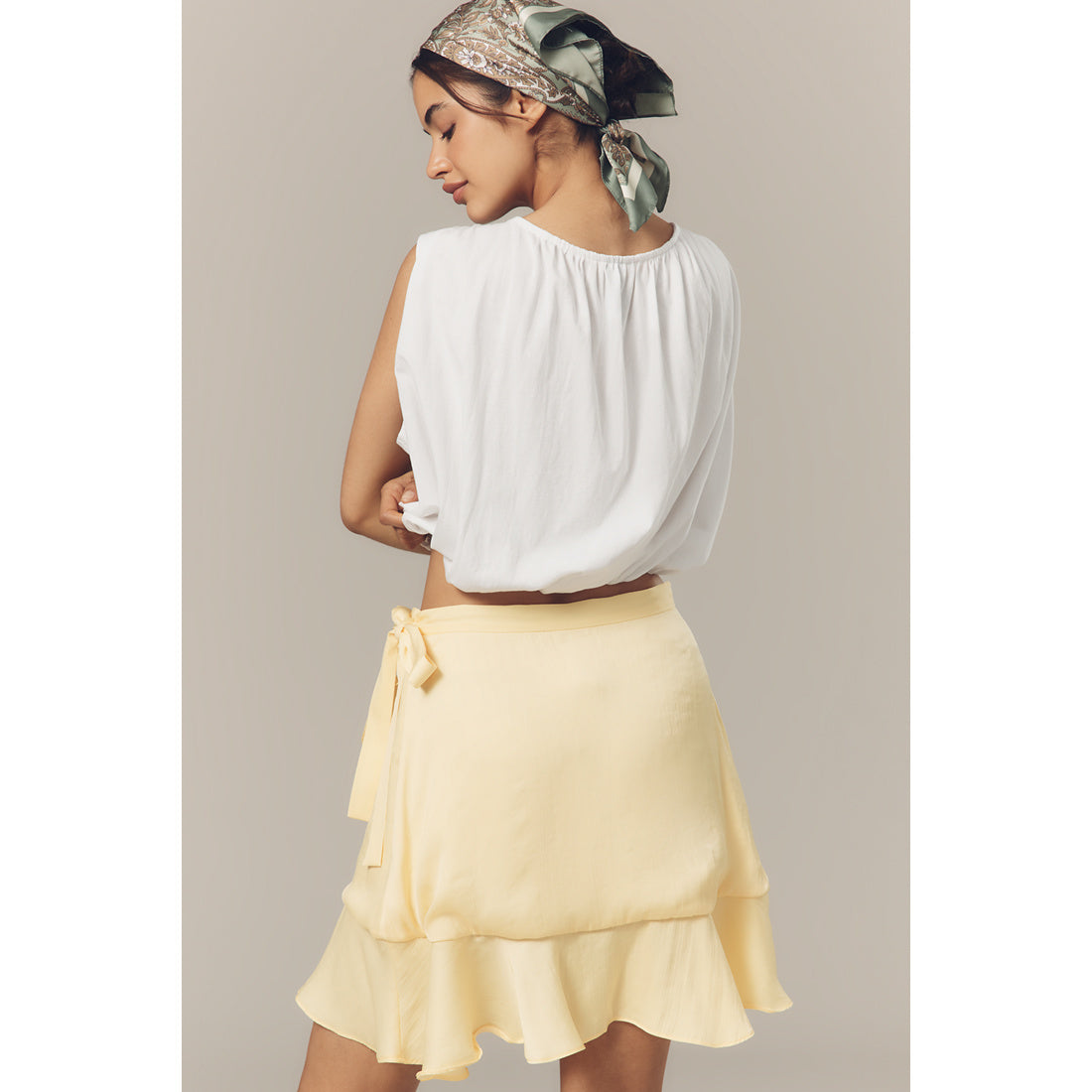 Maeve Ruffle Mini Skirt by Anthropologie