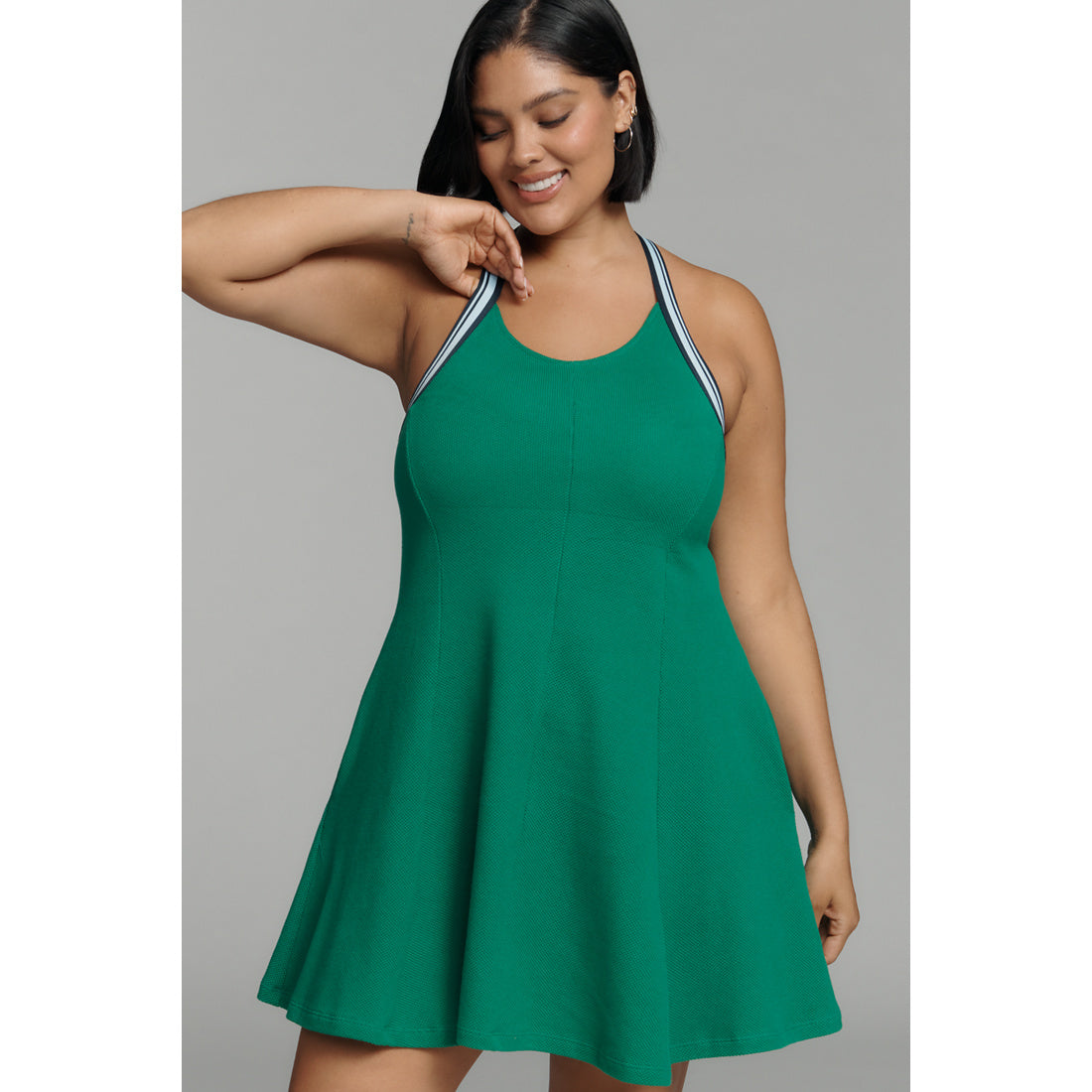 Daily Practice Crisscross-Back Swing Mini Dress by Daily Practice by Anthropologie