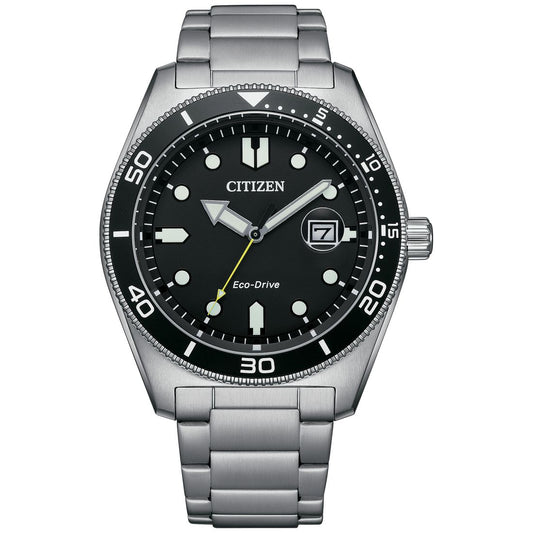 Citizen Eco-Drive Men's Stainless Steel Bracelet Watch 43mm
