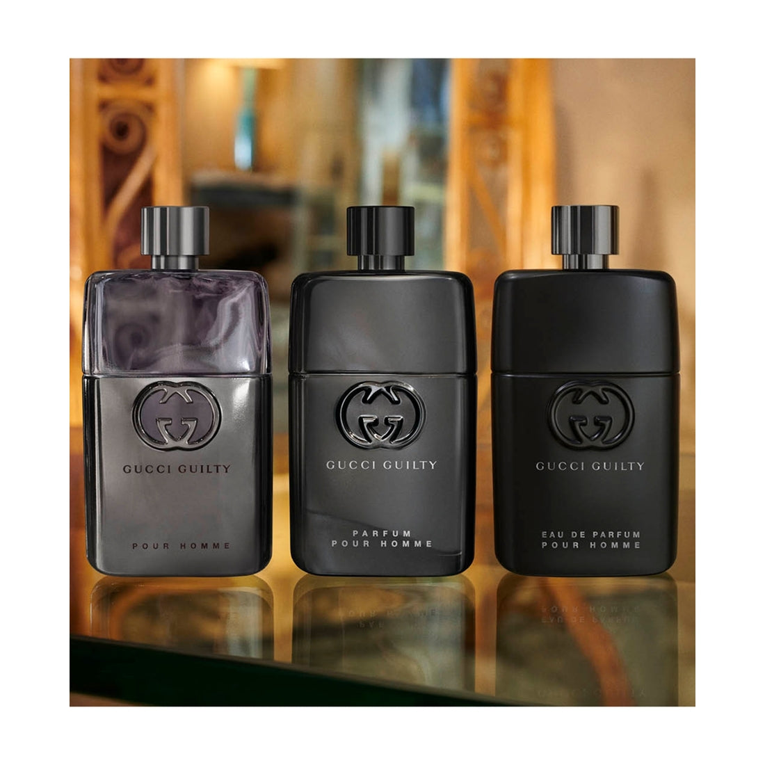 Gucci Mens Guilty Pour Homme Parfum Fragrance Collection