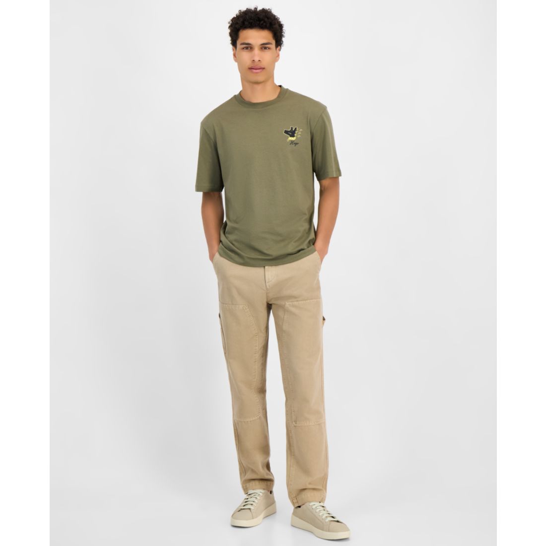 Hugo by Hugo Boss Men's Nagulop Logo Graphic Cotton T-Shirt