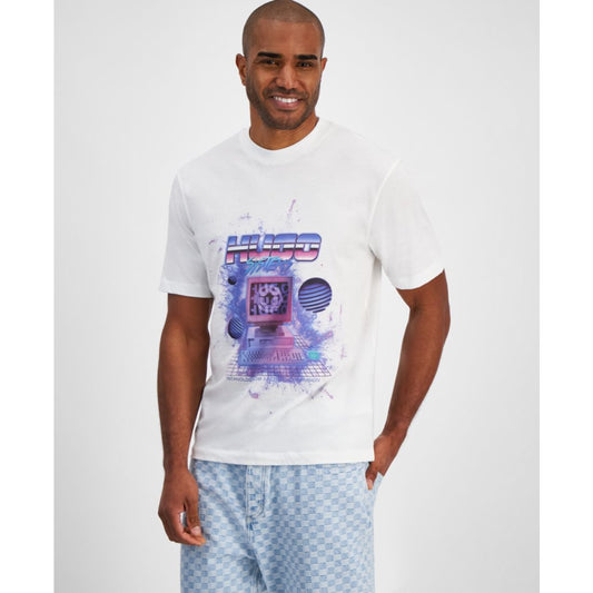 Hugo by Hugo Boss Men's Short Sleeve Crewneck Graphic T-Shirt