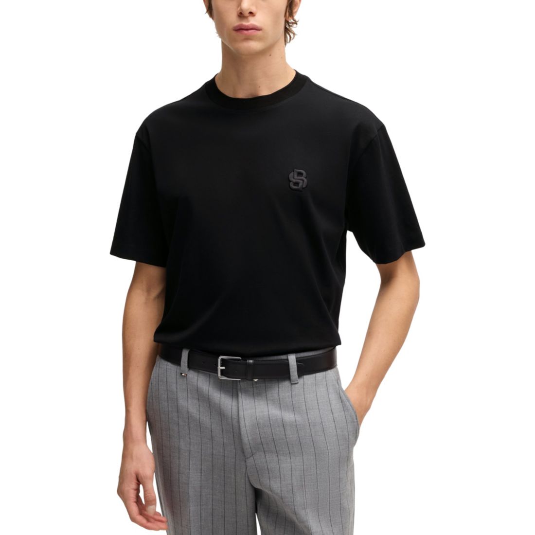 Boss by Hugo Boss Men's Double B Monogram Relaxed-Fit T-Shirt