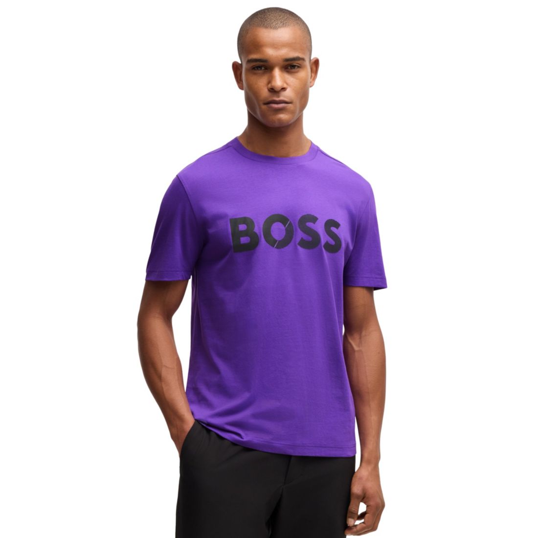 Boss by Hugo Boss Men's Large Logo Regular-Fit T-Shirt