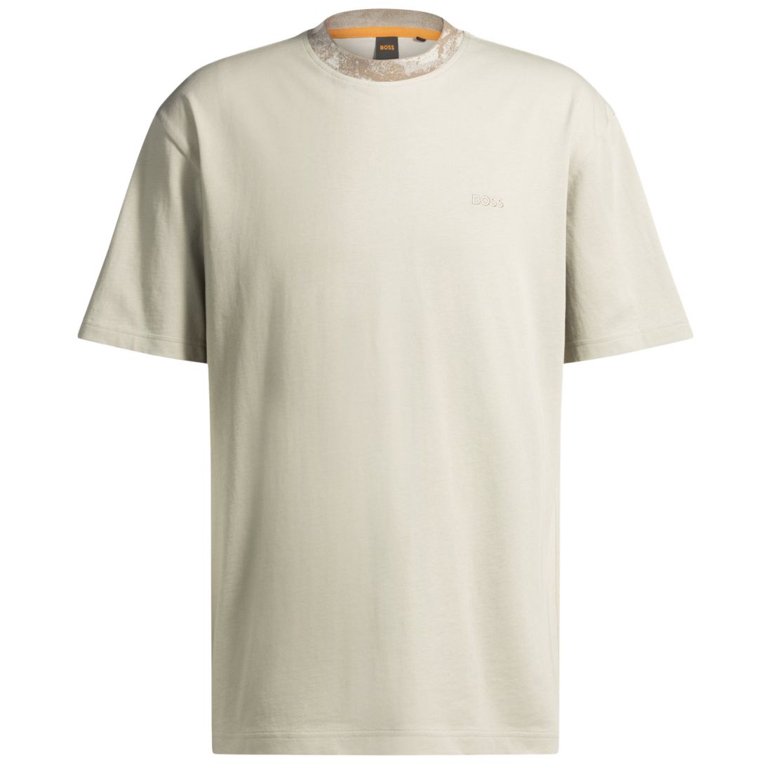 Boss by Hugo Boss Men's Artwork Collar Relaxed Fit T-Shirt