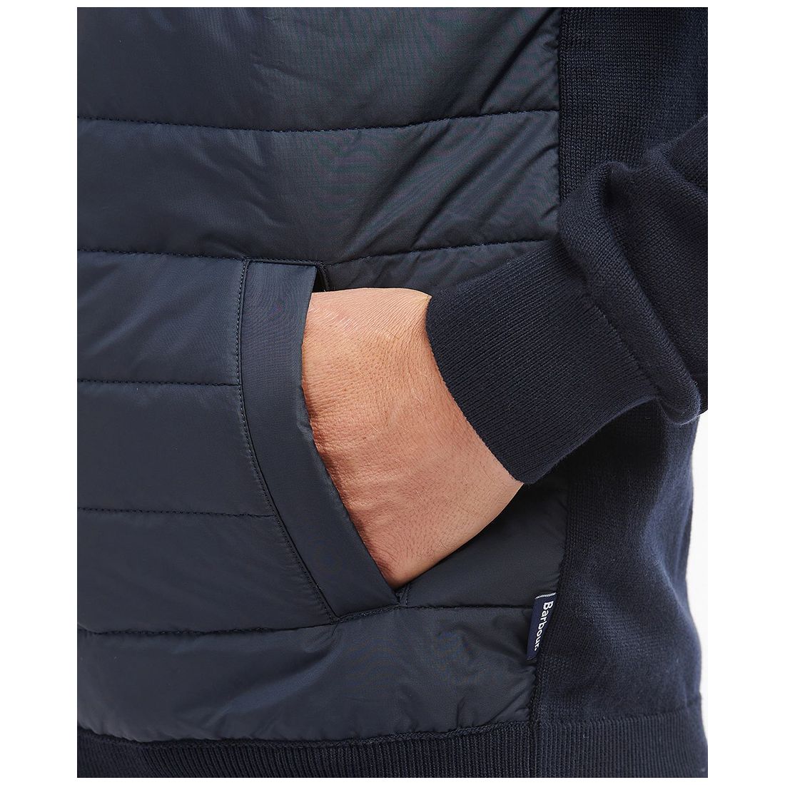 Barbour Men's Carn Baffled Full-Zip Sweater