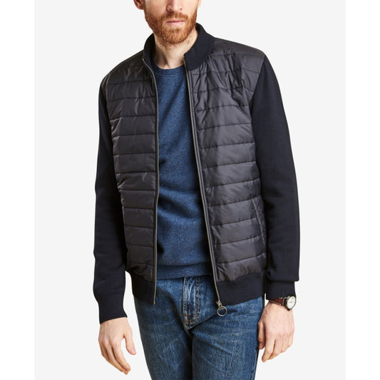 Barbour Men's Carn Baffled Full-Zip Sweater