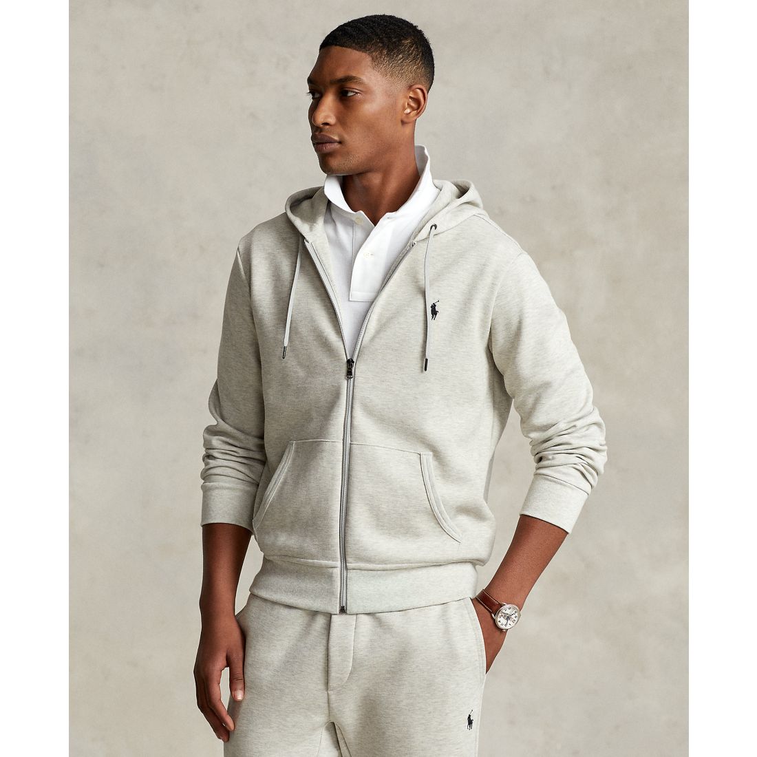 Polo Ralph Lauren Men's Double-Knit Full-Zip Hoodie