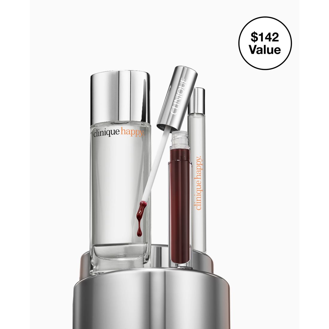 Clinique Perfectly Happy Perfume & Lip Gloss Gift Set