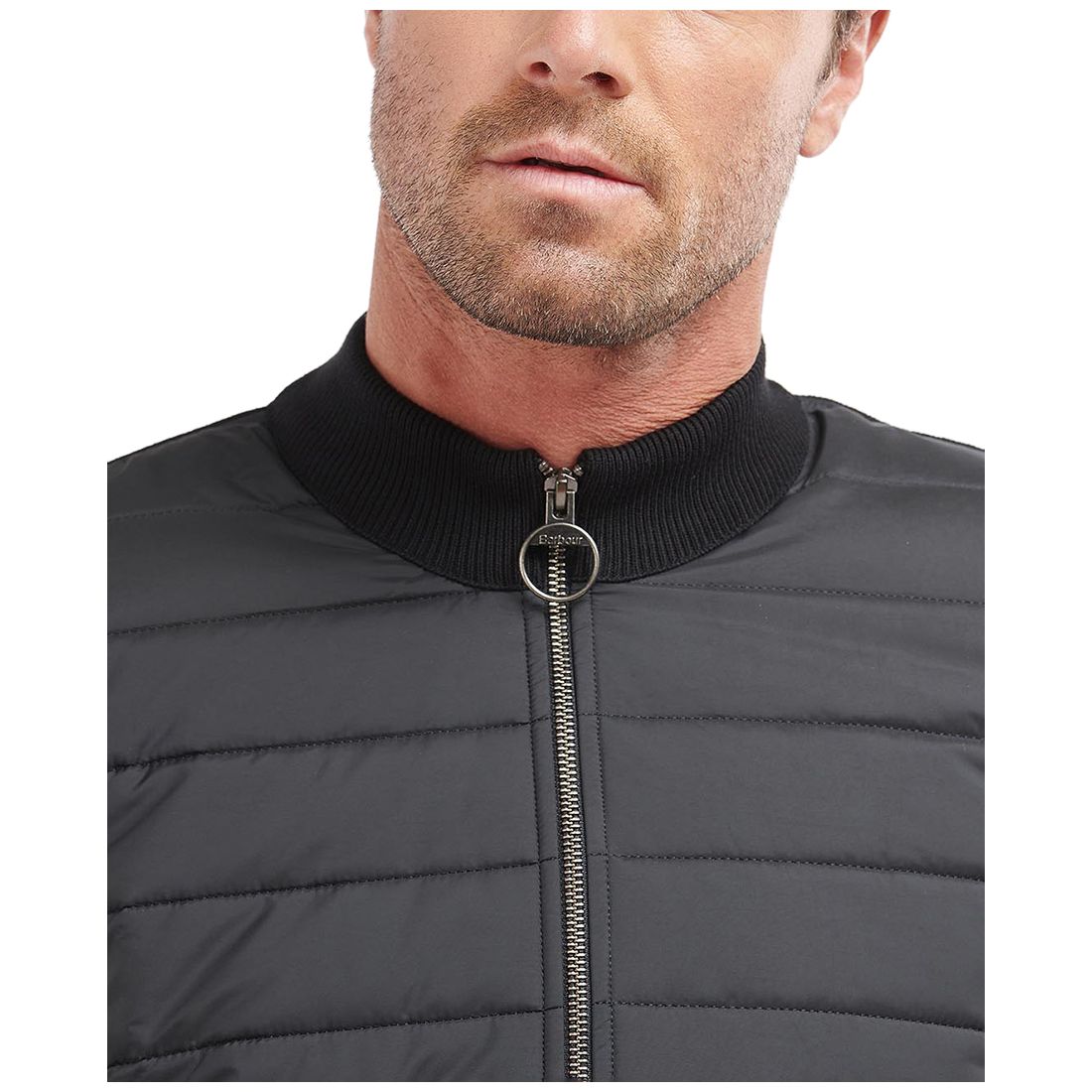 Barbour Men's Carn Baffled Full-Zip Sweater