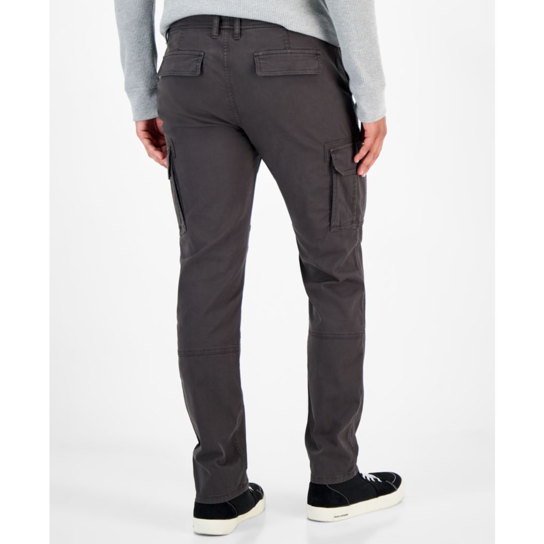Sun + Stone Men's Garment-dyed Straight-Fit Morrison Tapered Cargo Pants, Created for Macy's