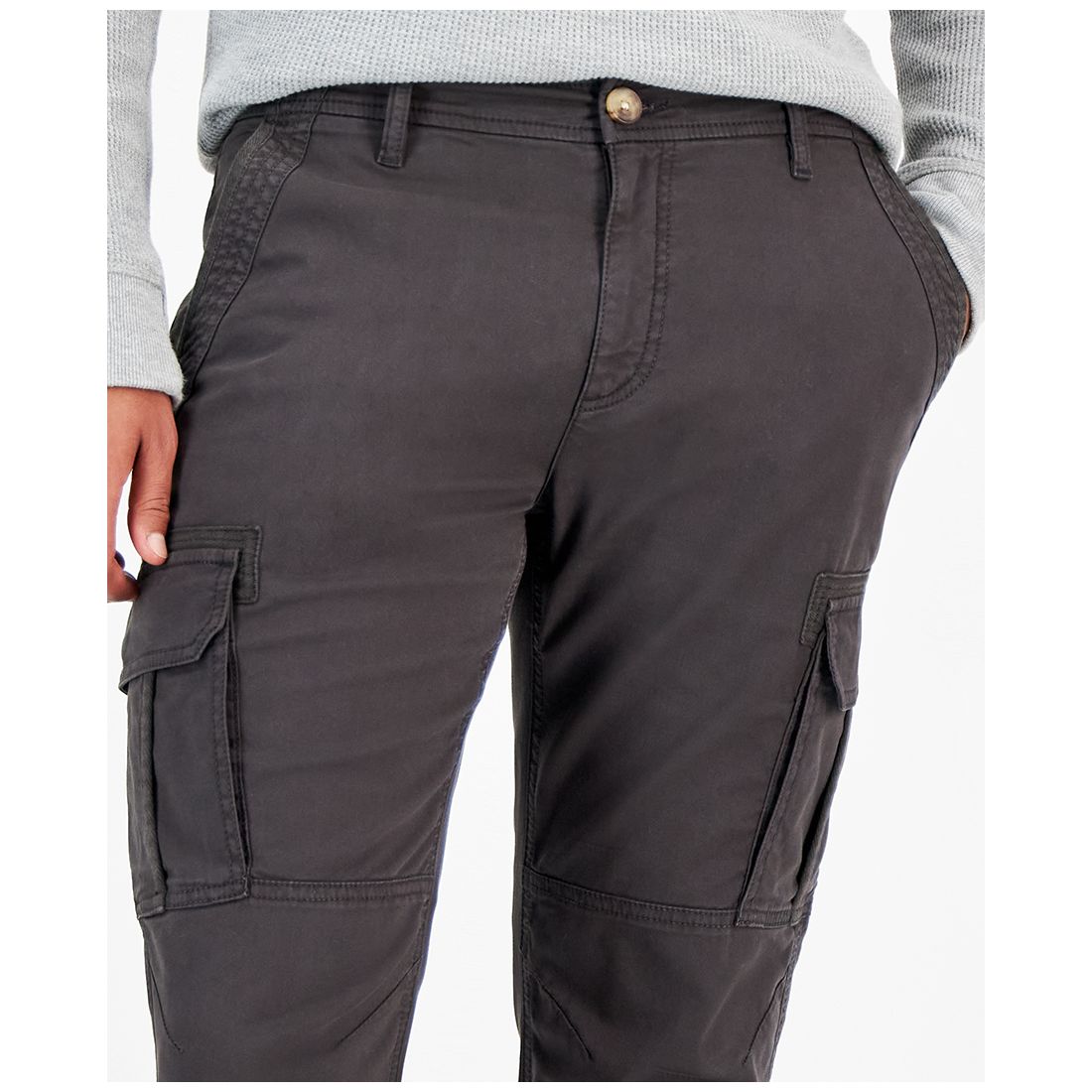 Sun + Stone Men's Garment-dyed Straight-Fit Morrison Tapered Cargo Pants, Created for Macy's