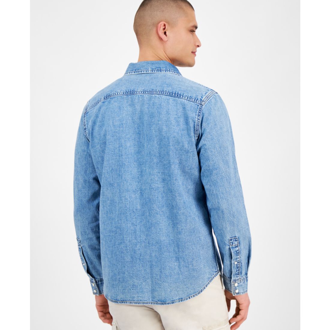 Sun + Stone Men's Marshall Western Shirt, Exclusively at Macy's