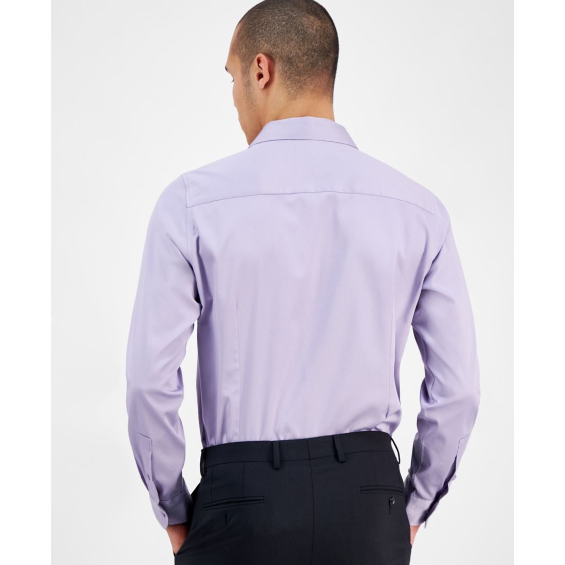 Bar Iii Men's Spread-Collar Sateen Dress Shirt, Created for Macy's