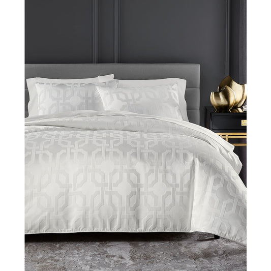 Hotel Collection Interlace Duvet Cover Set, Full/Queen, Exclusively at Macy's
