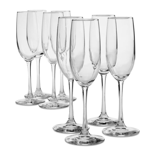 Arch Studio Stemmed Champagne Glasses, Set of 8, Exclusively at Macy's