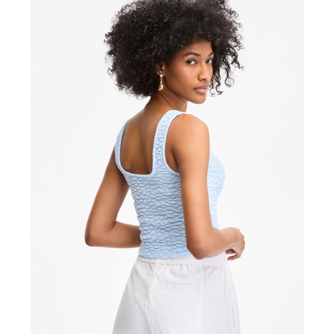 On 34th Women's Textured Knit Tank Top, Exclusively at Macy's