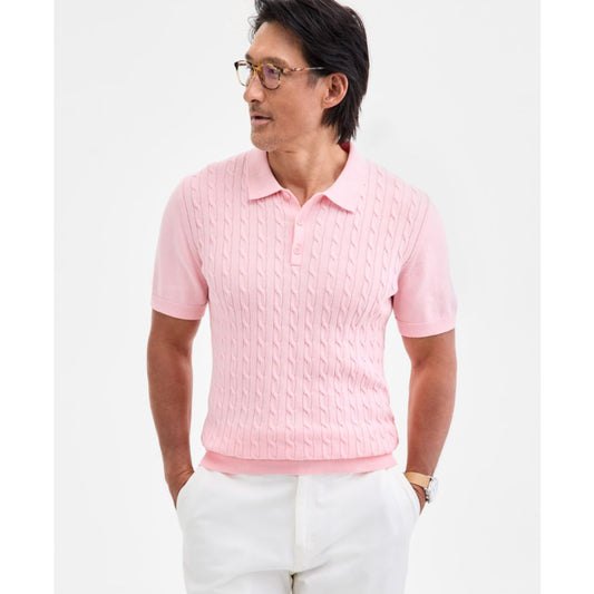 Club Room Men's Regular-Fit Sweater-Knit Polo Shirt, Created for Macy's