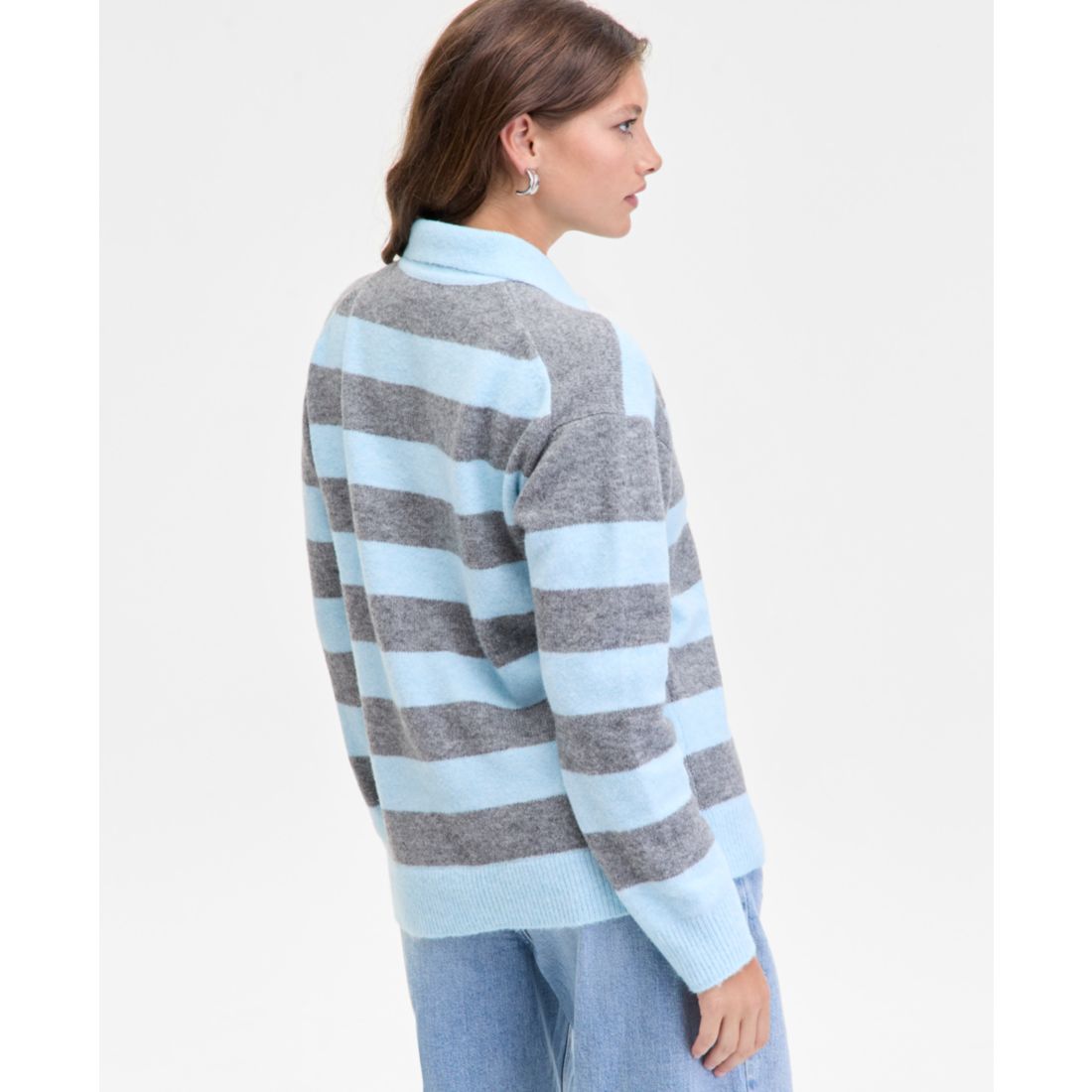 On 34th Women's Striped Rugby Sweater, Macy's Exclusive
