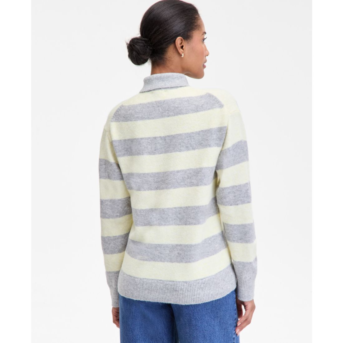 On 34th Women's Striped Rugby Sweater, Macy's Exclusive